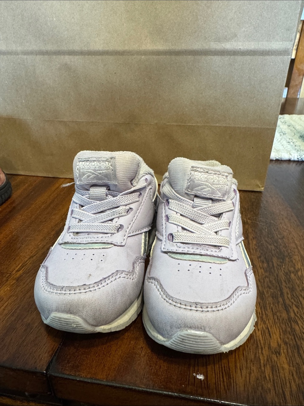Reebok Kids Lavender Classic Sneaker